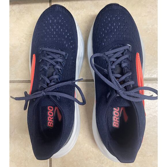 Brooks Women's Glycerin Max Running shoes peacoat/blue ribbon/hot coral size 9 - Picture 3 of 8